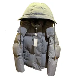 Amis designer puffer jacka toppkvalitet herrar ner jackor parka kvinnor svart puffer jacka huva löst passande avslappnad utomhus vinter varmt förtjockad blixtlås