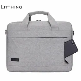 Litthing Large Capacity Laptop Handbag For Men Women Travel Briefcase Bussiness Notebook Bag For 14 15 Inch Macbook Pro Pc J190721273M