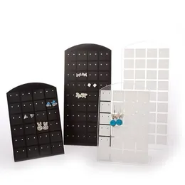 Fashion Plastic 1 Set 10 Pieces 48 72 Holes Earring Holder Jewely Display Ear Stud Rack Earrings Organizer Holder Jewelry Stand319o