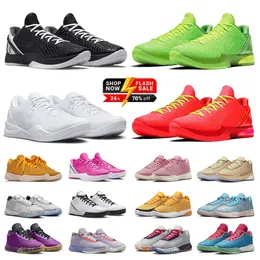 Kobe 6 Lebron 20 Men Women Basketball Shoes Mamba 6s Protro Grinch Think Pink Bred All Star【code ：L】Kd 6 Designer Sneakers Trainers Outdoor