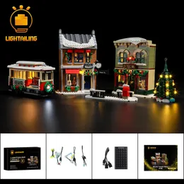 Modello pressofuso LIGHTAILING Kit luce LED per 10308 Holiday Main Street Set di blocchi da costruzione NON include i giocattoli modello per bambini 231204