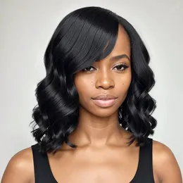 Luvkiss Body Waves Glueless 5x5 Lace Closure Wig Side Part Bob Wigs