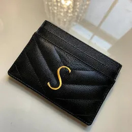 Lambskin 10a Mulheres Designers Carteiras Cartão de Couro Ho Chave Bolsa Moeda Bolsas Moda Homens Negócios Carteira de Crédito Interior Slots Bolso Cardho com Caixa