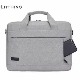 Litthing Laptop-Handtasche mit großer Kapazität für Männer und Frauen, Reise-Aktentasche, Business-Notebook-Tasche für 14 15 Zoll MacBook Pro PC J190721303C