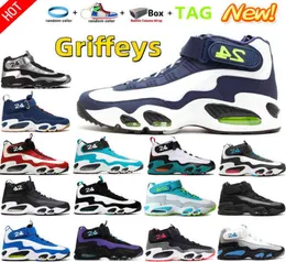 New Penny Hardaway Griffeys 1 Men Basketball Shoes All Star Jackie Robinson White Freshwater Varsity Pure Platinum Midnight Navy S9082641