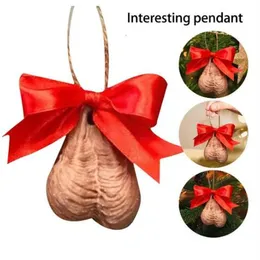 Christmas Decorations Funny Ballballs 2D Flat Tree Ornament Decor Hanging Home Decora GC2490