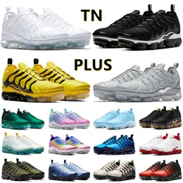 TN Plus TNS Designer Buty do biegania Triple White Black Gold Cherry Aurora Aurora Green Light Bone Hyper Blue Midnight Men Men Trainers Sports Sneakers Platform But