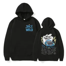 Herrtröjor tröjor rappare juice wrld grafiska hoodies män kvinnor mode casual pullover tröja långärmad punk gotisk hoodie hip hop streetwear 231204