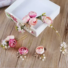 Kopfbedeckung, Haarschmuck, handgefertigt, Chiffon-Trockenblumen-Haarnadel für Frauen, BOHO-Bräute, Hochzeit, Tiara, künstliche Blume, Kopfschmuck, Haarspange, Haarschmuck 231204