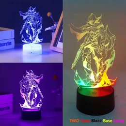 Luzes noturnas Novo Jogo VALORANT 3D Led Night Light para Kid Anime Home Quarto Sunset Lamp Christmas Children Illusion Decor Presente Omen Killjoy YQ231204