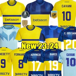 Cavani Boca Juniors Soccer Jerseys 2023 2024 Maradona Benedetto Marcos Rojo Carlitos de Rossi Tevez Salvio Barco Janson Medina Kids 23 24フットボールシャツ