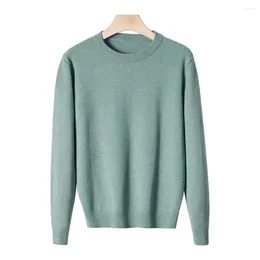 Men's Sweaters Men Autumn Winter Pullover Sweater O-neck Long Sleeve Knitwear Thermal With Ribbed Hem For Warmth