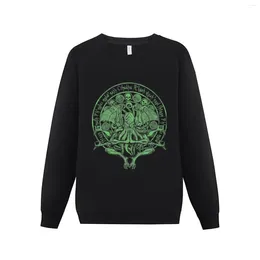 Herrtröjor The Idol Sick Green Variant Cthulhu God Art Sweatshirt Korean Autumn Clothes in Sweatshirts