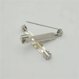 500pcs 2 4cm High Quality Safety pins Brooch Base Back Bar Badge Holder Brooch Pins DIY Jewelry Finding304R