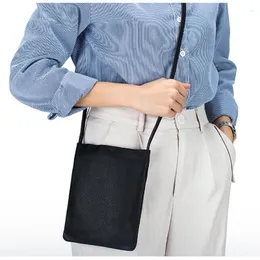 Sacs de soirée Femmes Véritable Cuir Épaule Femme Simple Messenger Sac Téléphone Poche Porte-cartes Mode Bandoulière Pour Les Filles