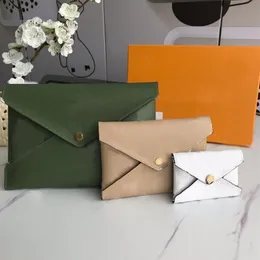 تصميم عالي الجودة الكلاسيكي 3 قطعة Pochette Kirigami Wallet Womens Purse Coin محافظ مزدوجة Hasp Woolets حامل بطاقة بطاقة المرور 241D