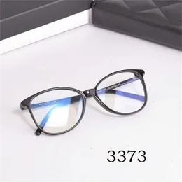 Sunglasses High Quality New Xiaoxiang Glasses 3373 Plate Small Eyeglasses Frame can be paired with myopia flat anti blue light glasses