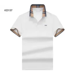 Mens Whitre Black and Many Color Polos Shirts Fashion Polo Tees Classic Multure Color Lapel Short Sleeves Lapel Shirt