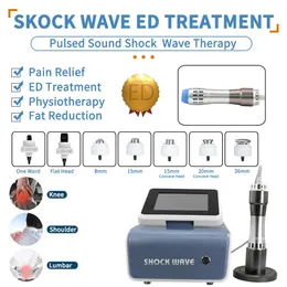 Máquina de emagrecimento edswt shockwave equipamento de tratamento de disfunção eréctil dispositivo de terapia por ondas de choque para ed com cabeças especiais