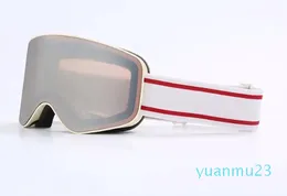 Óculos de esqui óculos de esqui snowboard óculos de esqui feminino masculino máscara de proteção uv neve sobre óculos adulto duplo anti-nevoeiro cilíndrico