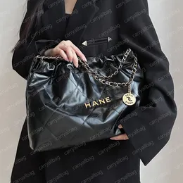 24c TOTE TORB 10A Najwyższa jakość 22 -bagowe torby projektanckie Bag worka na ramię luksusowe torebki 45 cm oryginalna skórzana torba na ramię
