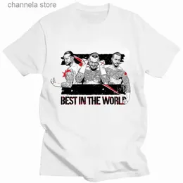Мужские футболки Cm Punk Мужская футболка Забавная футболка американского профессионального рестлера Best In The Worln Tshrit Vintage T231204