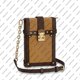 M63913 M67873 TRONCO VERTICAL POCHETTE lona Embreagem mensageiro mulheres designer de couro real bolsa quadrada MINI crossbody noite shou337h