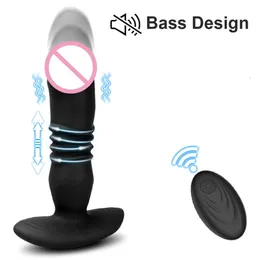 Sex Toy Massager Butt 19 Gold Adult Noiseless Plug Peninana Women's Tool Woman Vibrator Men Vibrations Submissive Complete