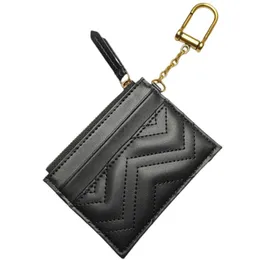 Designer Coin Purses Marmont Card Holder Brand Wallets AS Key Chain Decoration Zipper Coin Purse G2210026255F