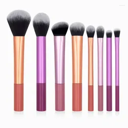 Makeup Brushes 8PCS Set For Cosmetic Foundation Powder Blush Eyeshadow Kabuki Blending Make Up Brush Beauty Tool