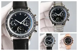 Designer men's watch circular dial 41mm leather strap folding buckle sapphire glass luminous automatic mechanical watch Montre de Luxe homme watch dhgate