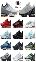 2023 New Sports Running Shoes TN Plus 3 Mens Womens Designer Sneakers Crimson Laser Blue Triple Black Trainers8689202