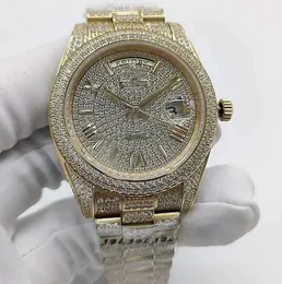 Nuovi orologi di arrivo Designer Classic FashionSet con orologio automatico con diamanti Dimensioni 41 mm scala digitale Vetro zaffiro impermeabile con funzione di orologi da polso