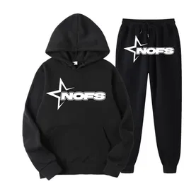 Herren Hoodies Sweatshirts Nofs Y2k Hosen Baggy 2-teilige Sets Anzug Hosen Männer Harajuku Hip Hop Mode Punk Rock Gothic Jogginghose Anzüge Streetwear 231204