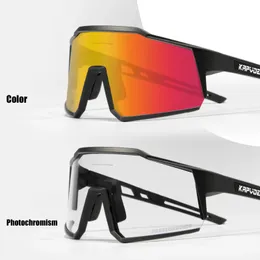 Occhiali da esterno KAPVOE 4 lenti Occhiali da ciclismo pocromici Comodi uomini donne occhiali da sole per sport all'aria aperta occhiali da montagna per bici da strada 231204
