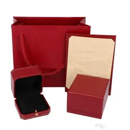 Jewelry Original Box Red Shopping Bags bracelets Boxes Velvet bag screw screwdriver Bangles Boxes high-gra dedesigner packaging339B