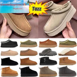 Australia Stivali da donna Stivali Tasman con plateau Tazz Snow Pantofole invernali in pelle di pecora Pantofole da donna in pelliccia Pantofole classiche da donna Ultra Mini in pelle scamosciata alla caviglia uggliss bootiesk