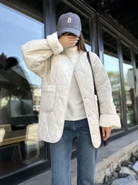 Lingge cotton jacket, women's 2023 new winter mid length cotton jacket, early winter jacket outdoor sports jacket Fashion