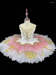 Scenkläder barn balett tutu kjol för flickor professionell klänning kvinnor vuxna prestanda kläder svan sjön kostym ballerina