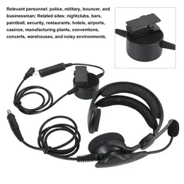 Talkie PTT TCI Walkie Z-tactical Headset Waterproof Round for UV-5RA BF-666S