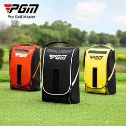 Golf Bags PGM Golf Shoe Bag Korean Version Portable Shoe Bag Mini Lightweight Waterproof Golf Sneaker Bag Golf Bags 231204