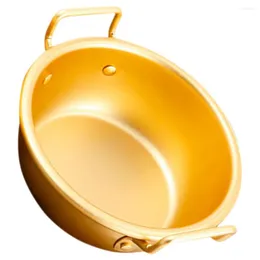 Miski miska ryżowa Instant Noodle Flat Skillet Koreańska patelnia z aluminium aluminium wielofunkcyjny