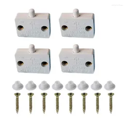 Kitchen Faucets 4 Pcs Cabinet Door Switch Lamp Drawers Open On Close Applicable To 12V 24V 110V White