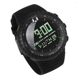 ساعة Wristwatches Fashion Men's Watch LED Digital Wrist Kids Men Men Electronic Sport Watches Relojes Electronicos Resistentes Al Agua