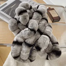 Lenços CX-S-210 Nova Chegada Barato Lindo Inverno Rex Rabbit Fur Scarf para Mulheres J231204