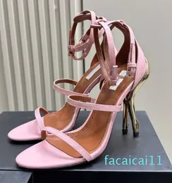 Kleid Schuhe Heels Spitze Nackte Sandale Spitze Zehen Form Schuhe Frau Designer Schnalle Knöchel Riemen Mit Hohen Absätzen Er