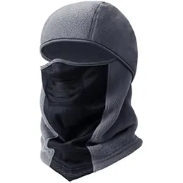 Cycling Caps أقنعة Balaclava Ski Mask Winter Fleece Cover Thermal Face Cover Men أكثر دفئًا للرياح.