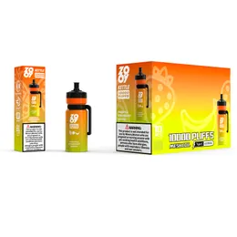 EU Warehouse Zooy Kettel Puff 10000 3000 Puffs Electronic Cigarette Zooy 2000Puffs engångsvapspenna Pre Filled Pods vapes patron
