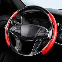 Steering Wheel Covers 1PCS Universal 38cm Car Cover Leather Anti-Slip Protector Auto Interior Accessories