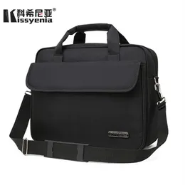 Maletines Kissyenia Maletín para computadora portátil de gran tamaño Hombres Cartera de negocios de 15 pulgadas para viajes Bolsas de hombro para computadora a prueba de agua Handba228F